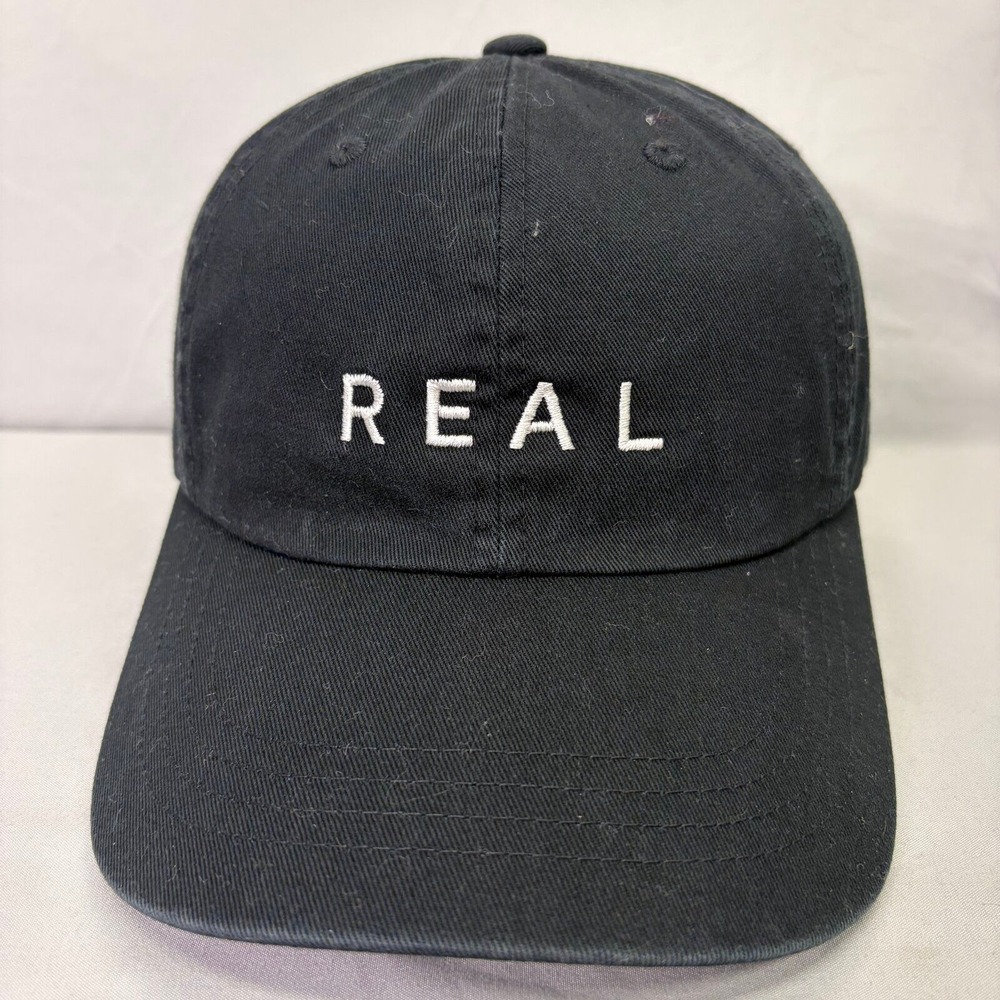 NF Real Music Baseball Hat Dad Cap Unisex OSFM Black Embroidered Logo